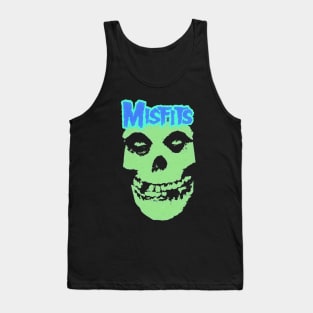 the misfits skull graphic Tank Top